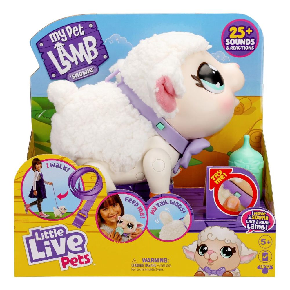 Интерактивна играчка, Little Live Pets, Агънце Snowie