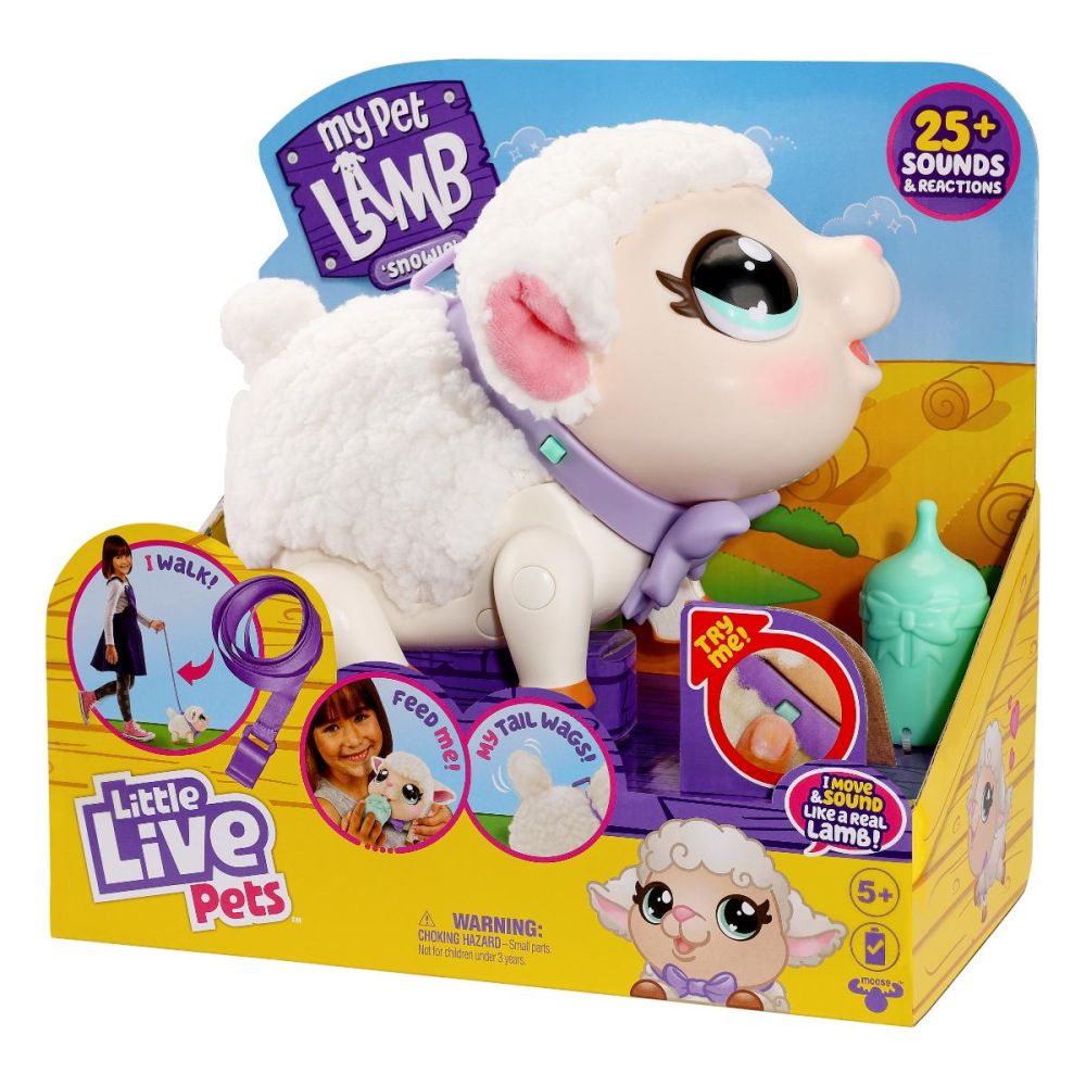 Интерактивна играчка, Little Live Pets, Агънце Snowie