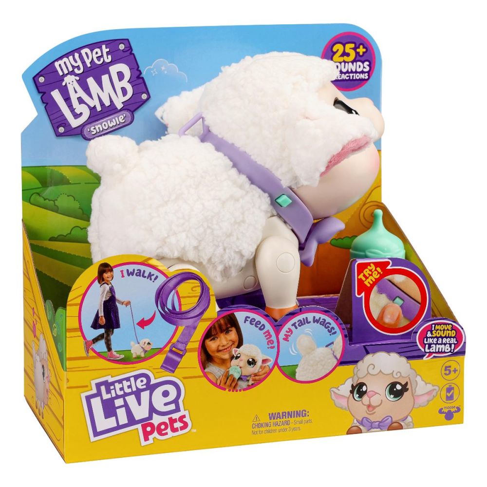 Интерактивна играчка, Little Live Pets, Агънце Snowie