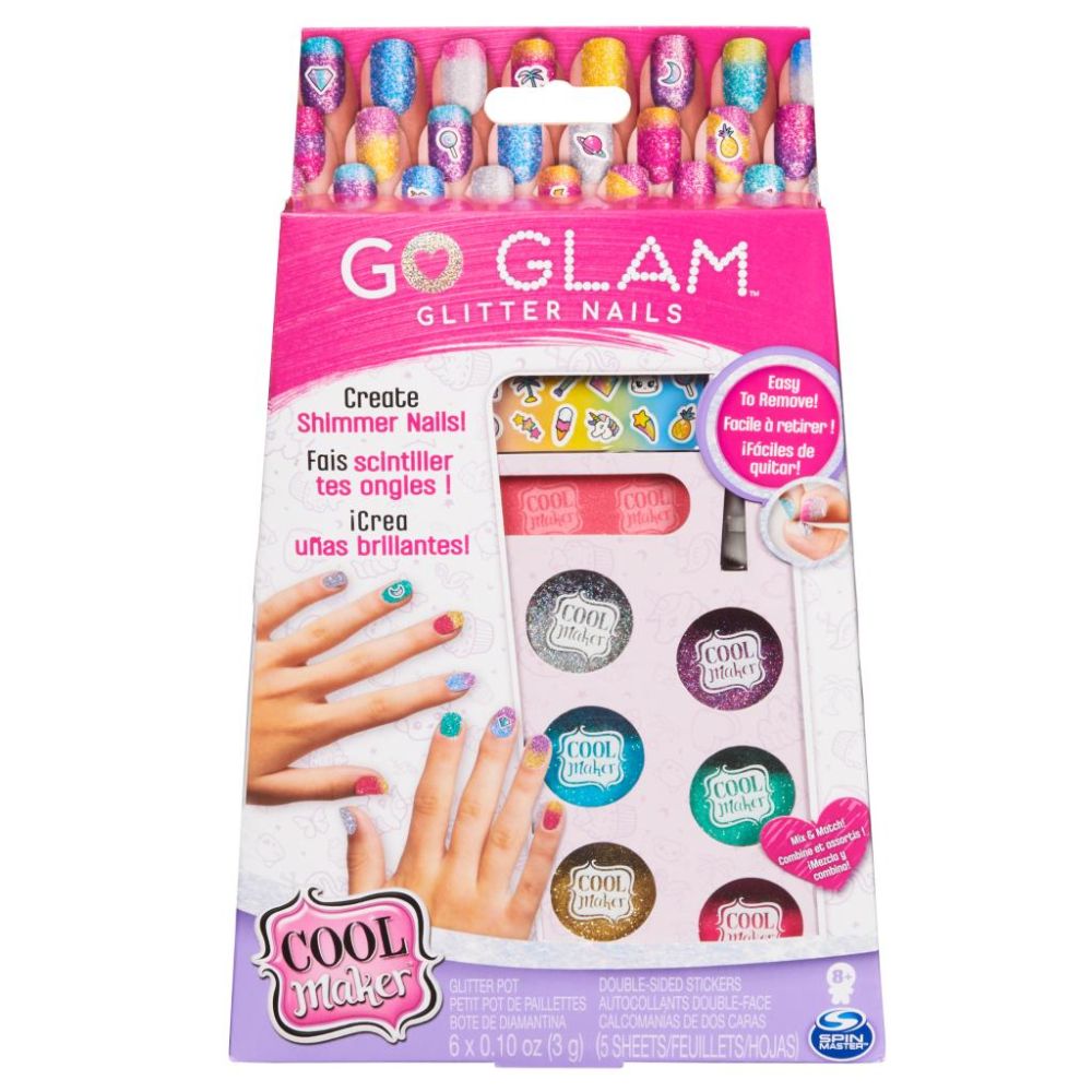Комплект за маникюр с блясък, Cool Maker, Go Glam Glitter Nails