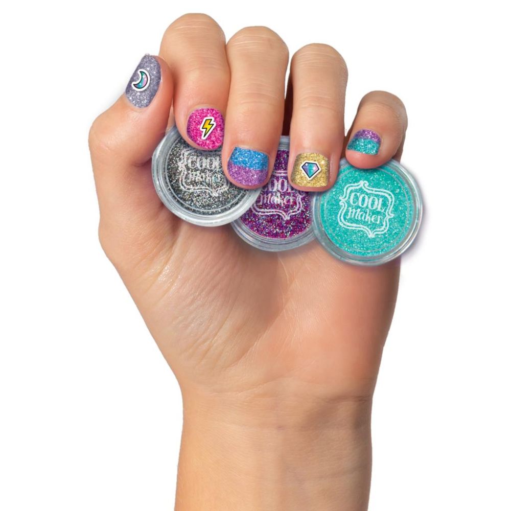 Комплект за маникюр с блясък, Cool Maker, Go Glam Glitter Nails