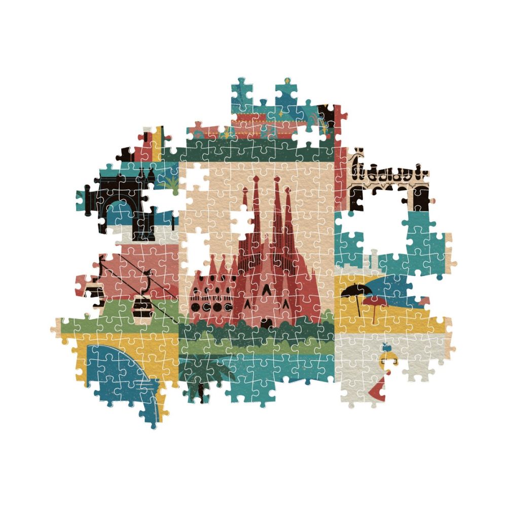 Пъзел Clementoni, Style in the City Barcelona, 1000 части