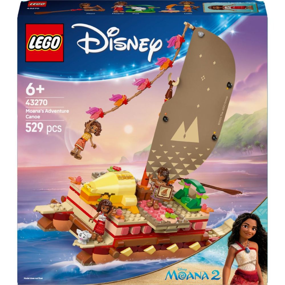 LEGO® Disney Princess - Приключенското кану на Ваяна (43270)