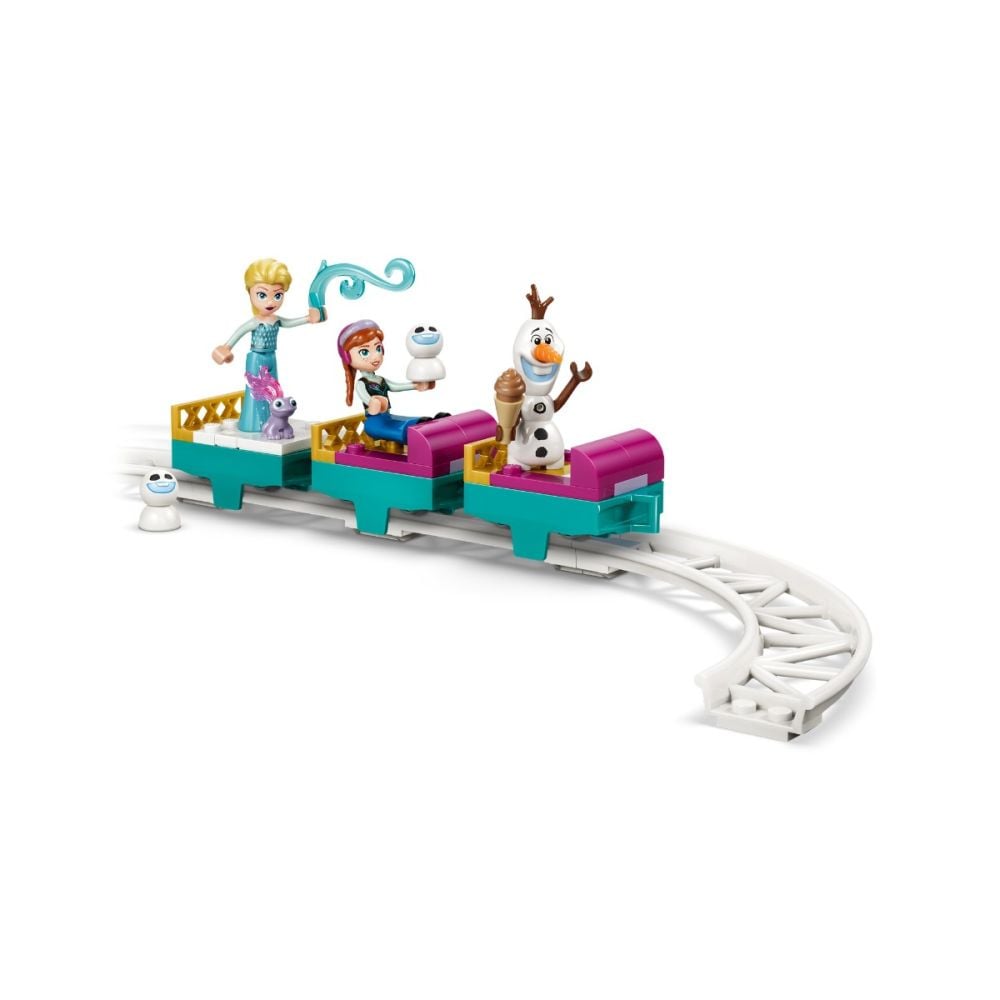 LEGO® Disney Princess - Леденият замък на Елза и приключение със снежно влакче (43281)