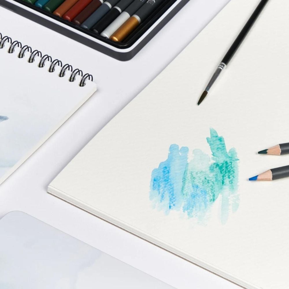 Блок за рисуване A4 Watercolour, Herlitz, Oxford Colectia Artistic, 20 листа