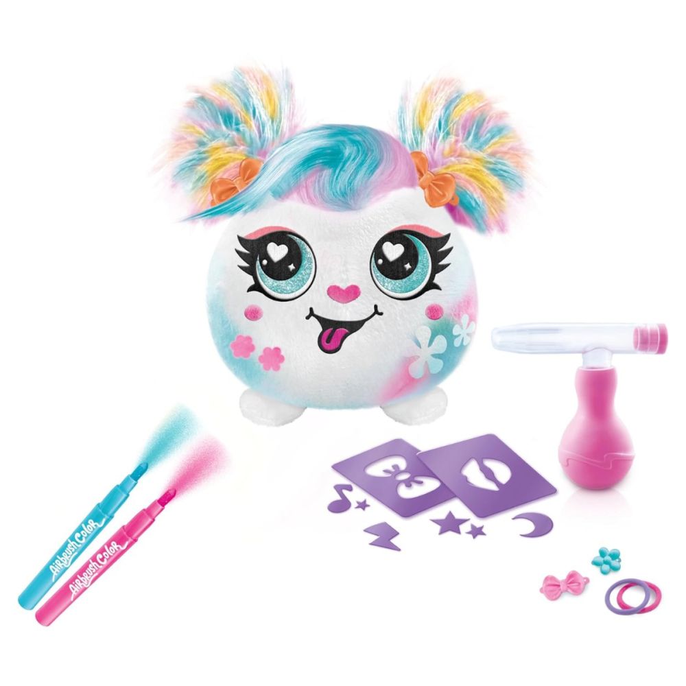Плюшена играчка за оцветяване, Airbrush Plush, Mini Hair-iffic