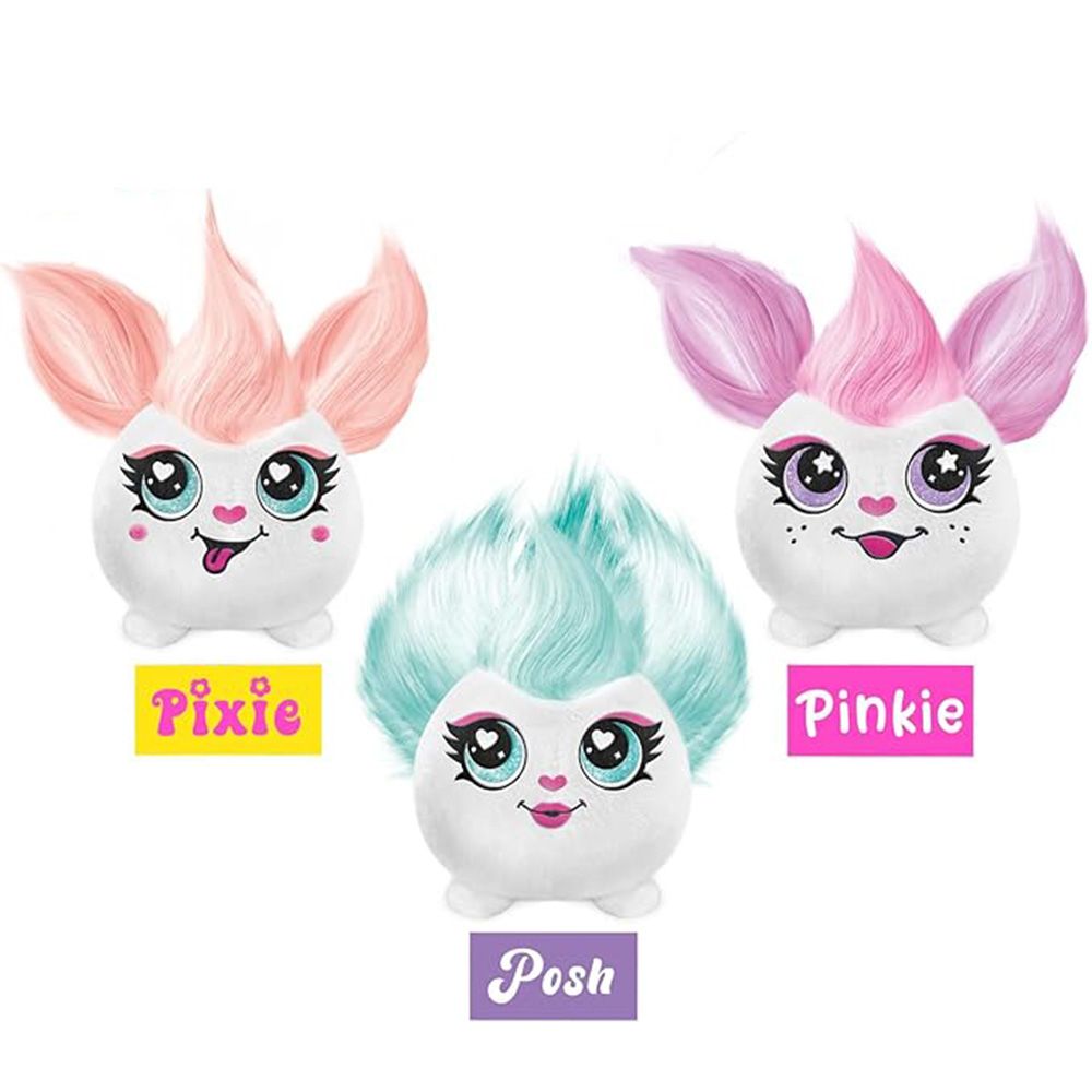 Плюшена играчка за оцветяване, Airbrush Plush, Mini Hair-iffic