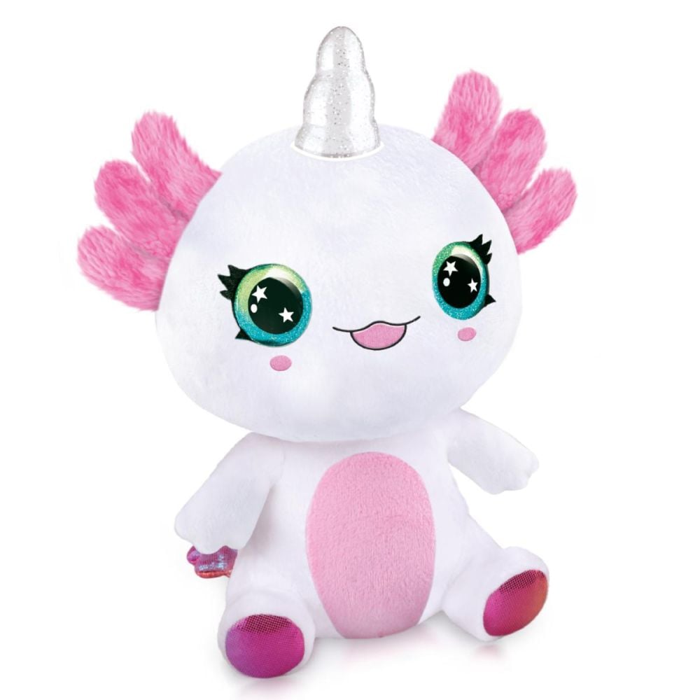 Плюшена играчка за оцветяване, Airbrush Plush, Light Up, Аксолотъл