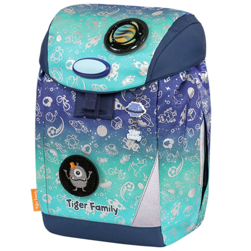 Раница, необорудвана Eggie, Tiger Family, модел Space Things Go Green