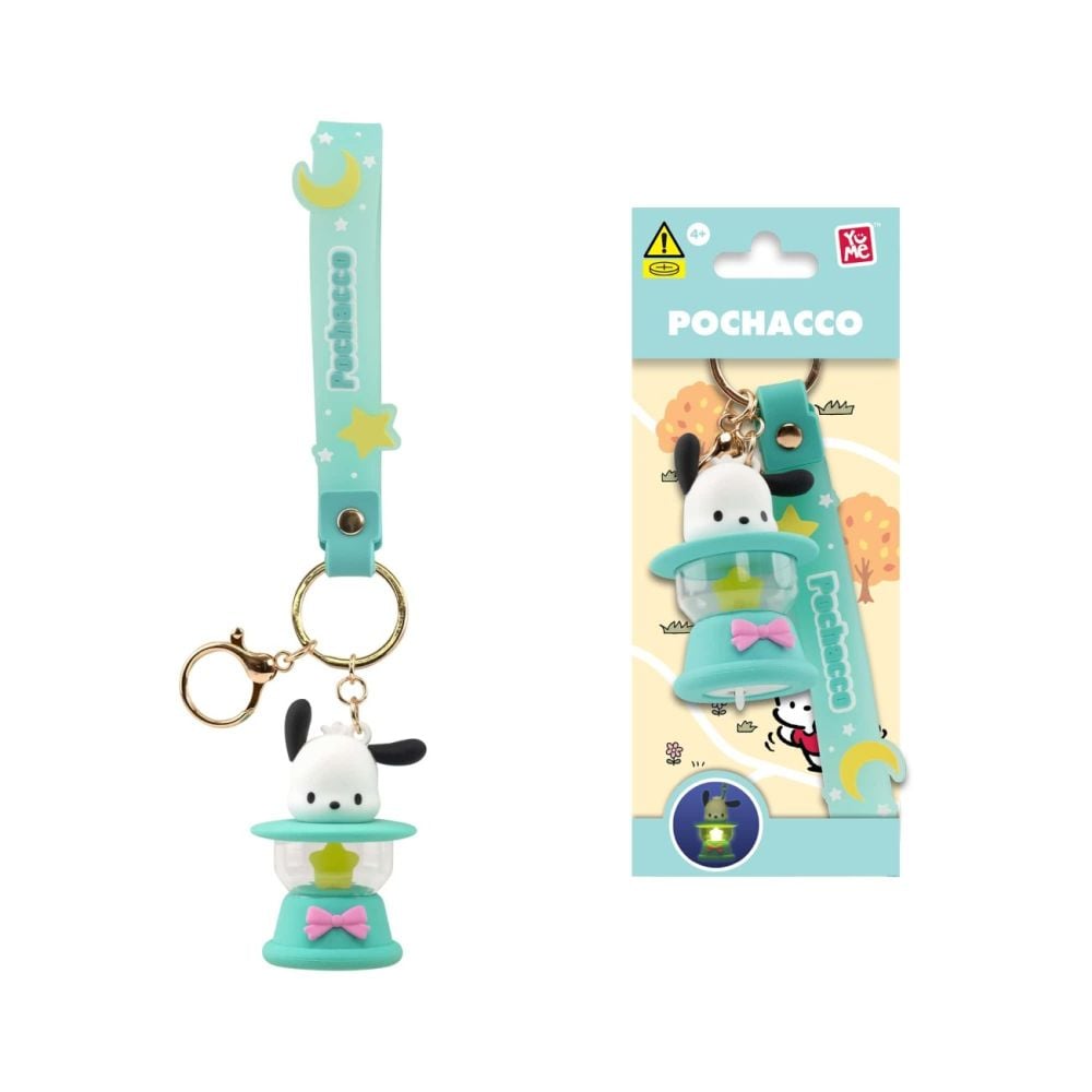 Ключодържател със светлини и каишка, Yume, Hello Kitty and Friends, Camping Lamp Series, Pocaccho