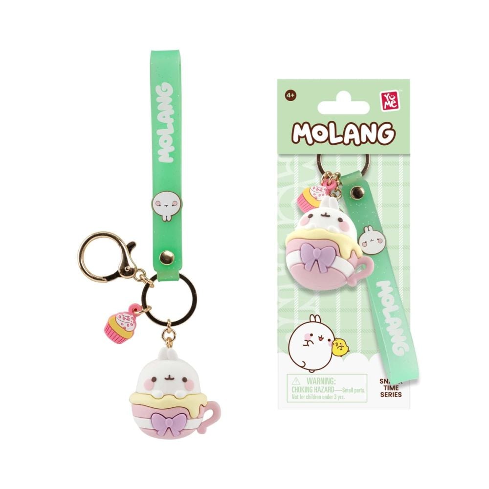 Ключодържател с висулка и каишка, Yume, Molang, Snack Time Series