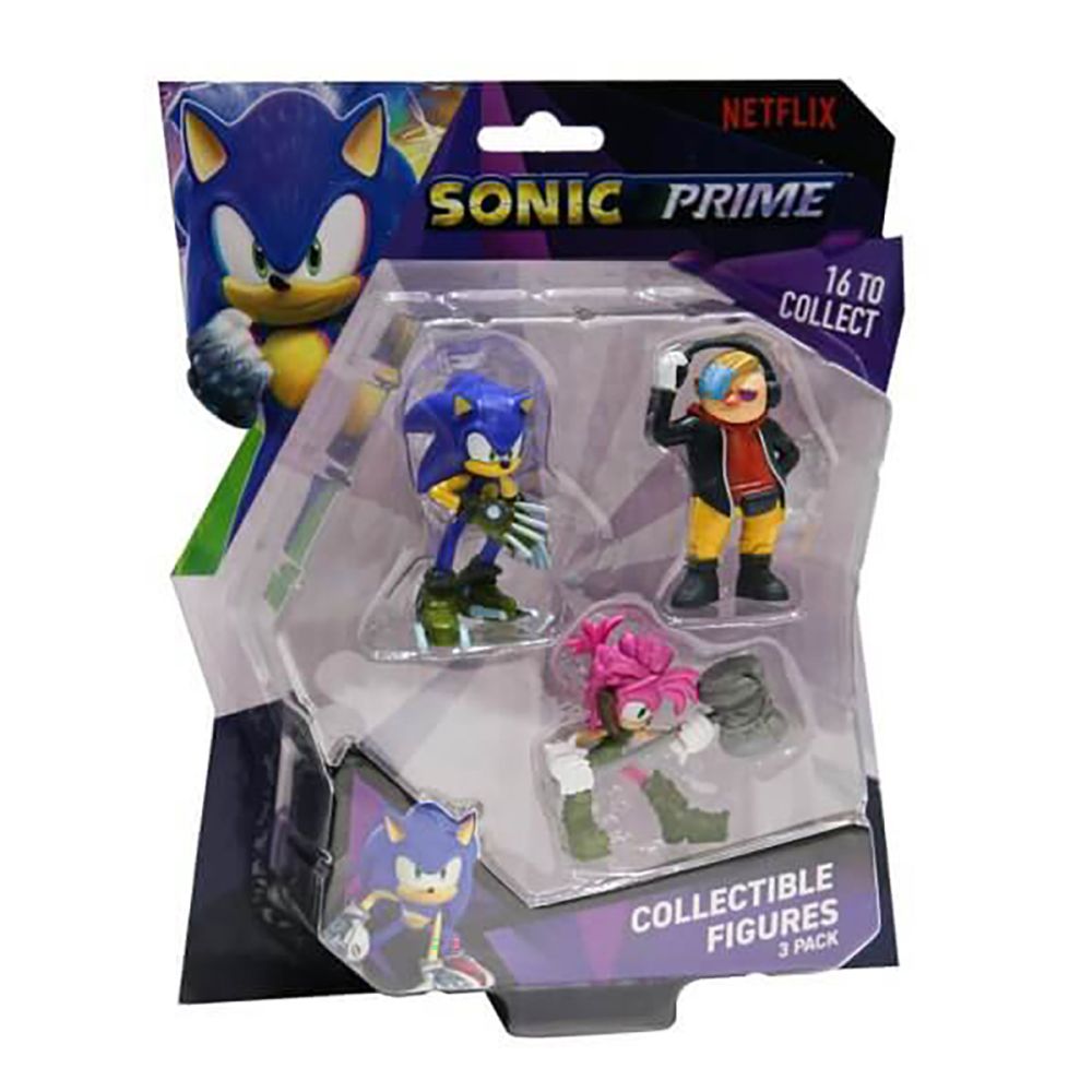 Комплект от 3 фигурки, Jakks Pacific, Sonic Prime