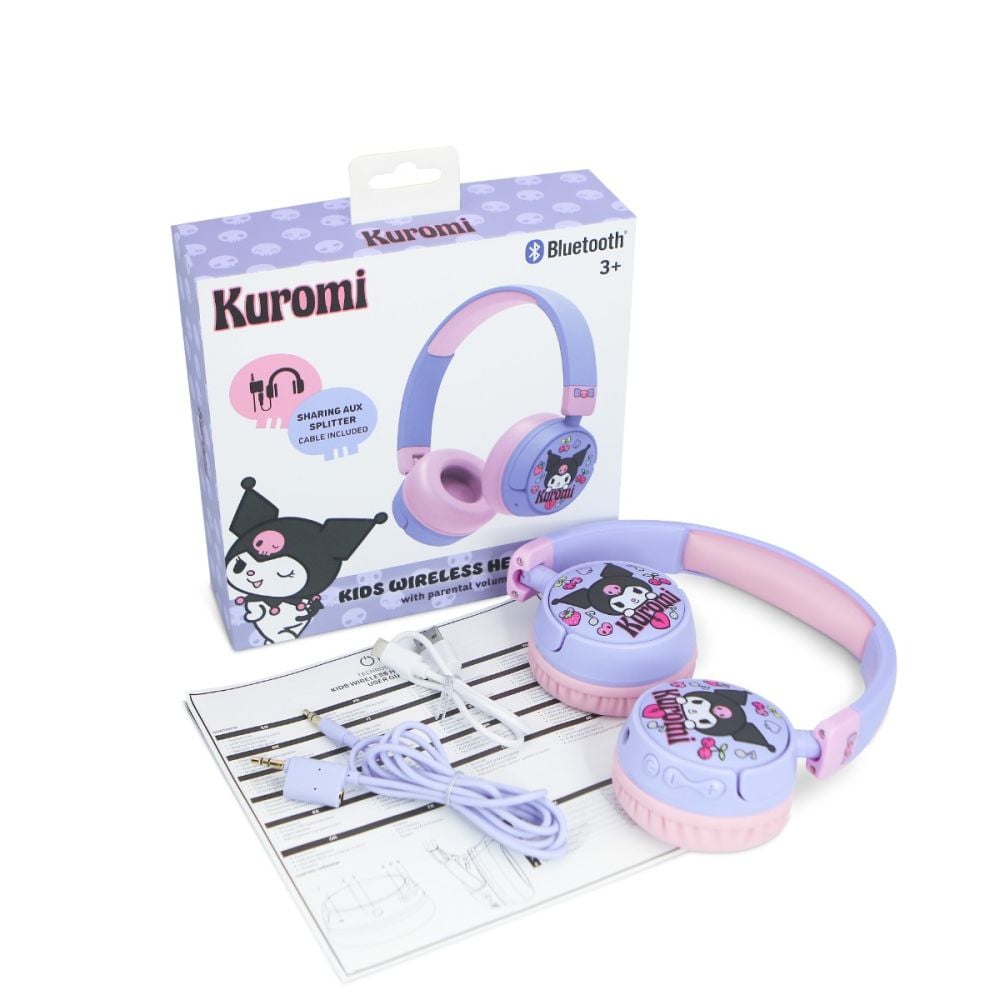 Безжични слушалки, OTL, Bluetooth, On-Ear, Kuromi