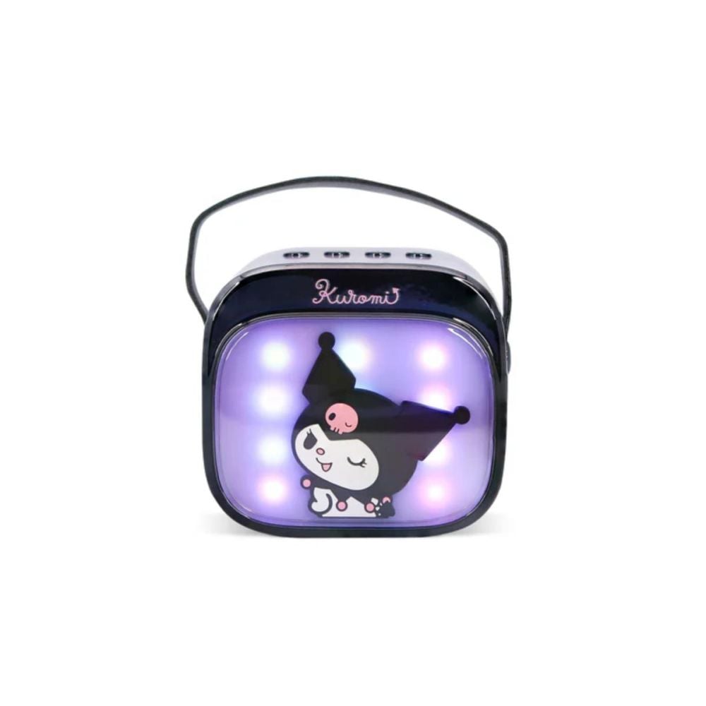 Караоке комплект с високоговорител и безжичен микрофон, OTL, Kuromi, Popsing LED Light Up