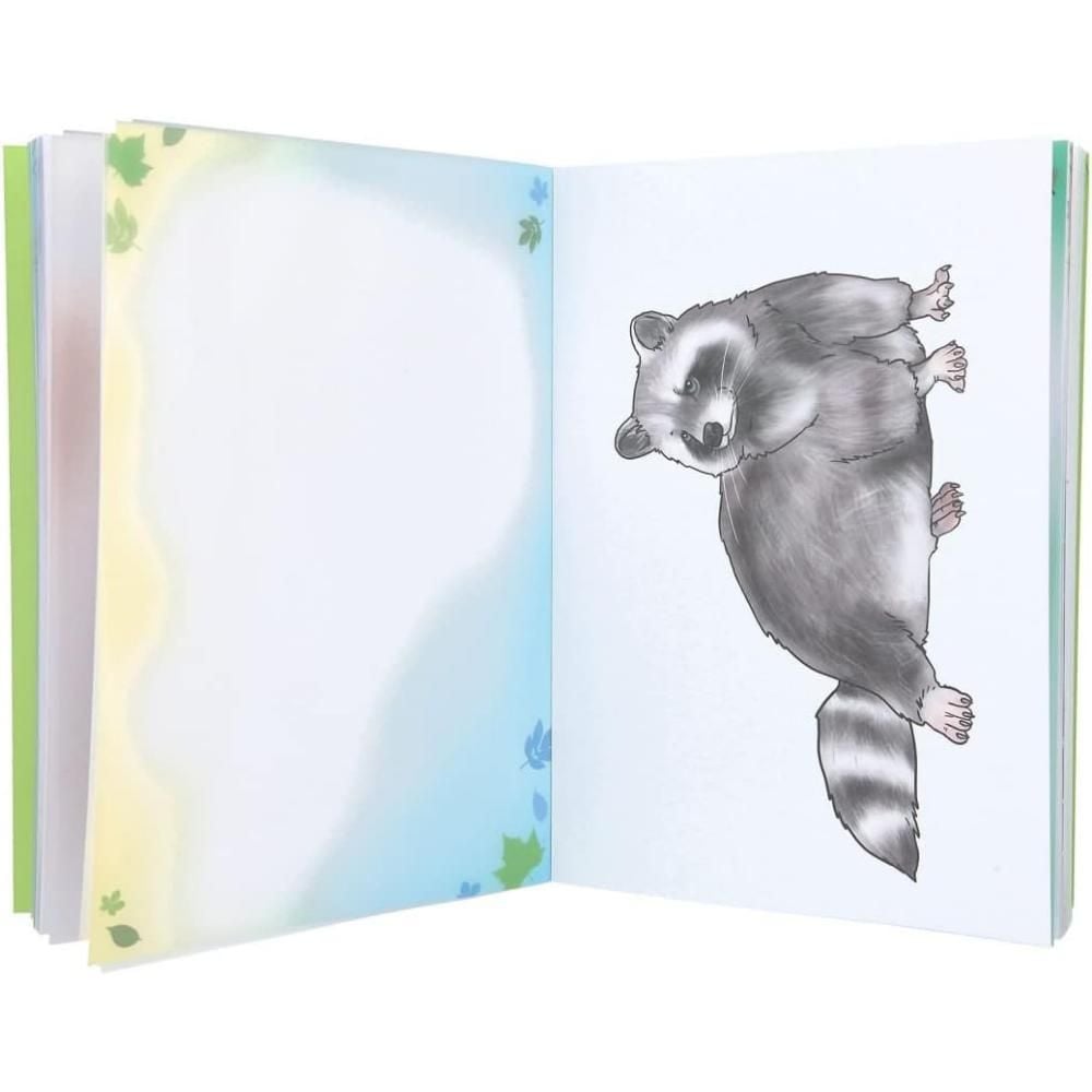 Книжка за оцветяване и копиране Depesche, Wildlife