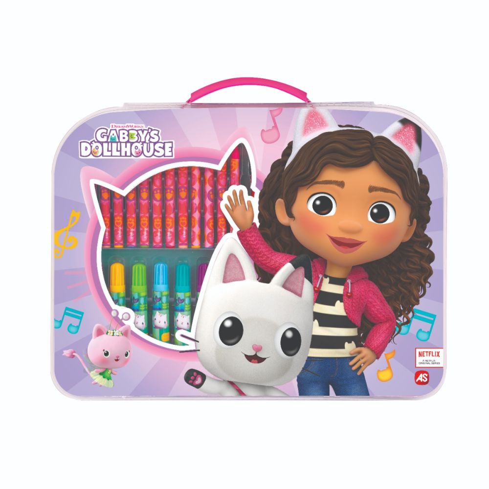 Комплект за рисуване в чантичка, Art Case, Gabbys Dollhouse