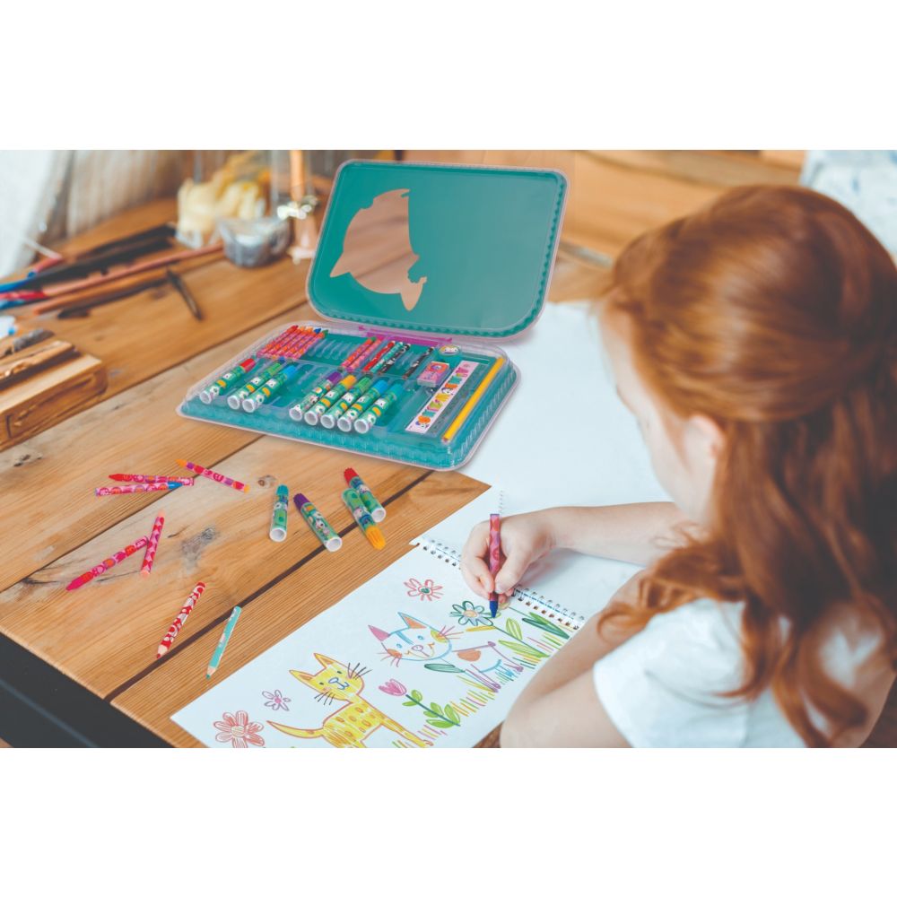 Комплект за рисуване в чантичка, Art Case, Gabbys Dollhouse