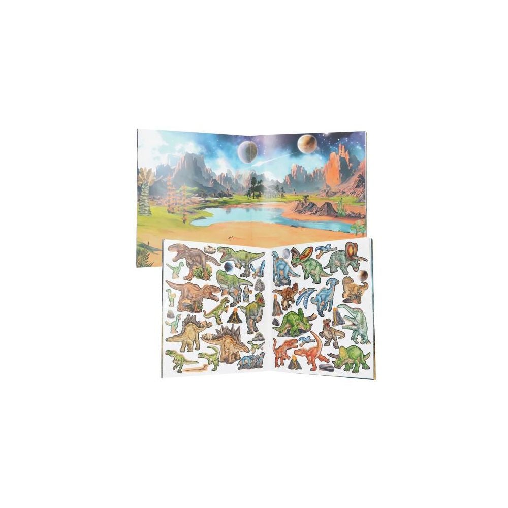 Книжка със стикери, Depesche, Dino World Galaxy