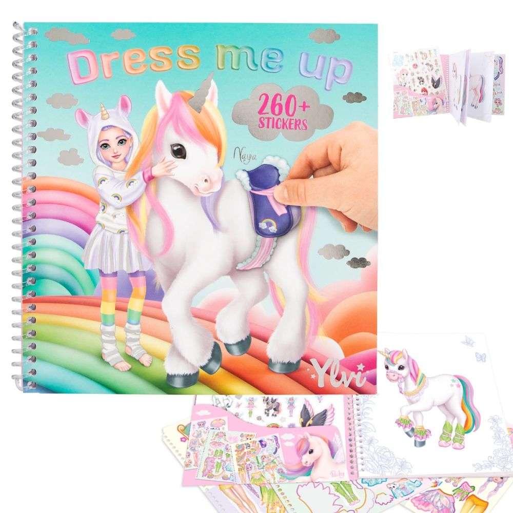 Книжка със стикери, Depesche, Ylvy Dress Me Up