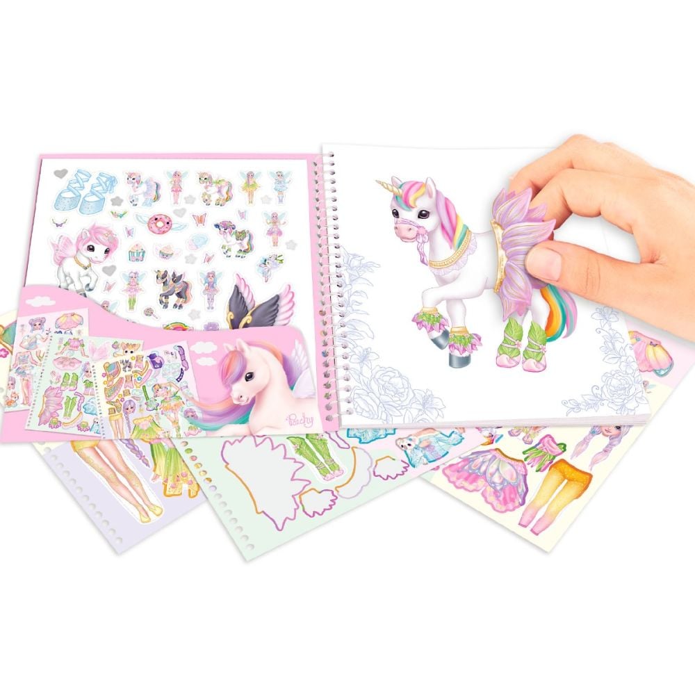 Книжка със стикери, Depesche, Ylvy Dress Me Up