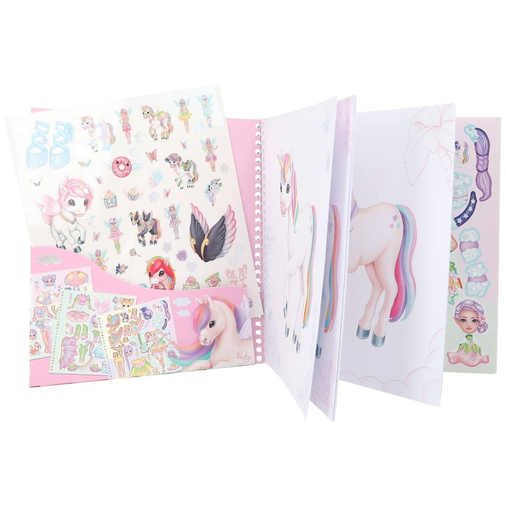 Книжка със стикери, Depesche, Ylvy Dress Me Up