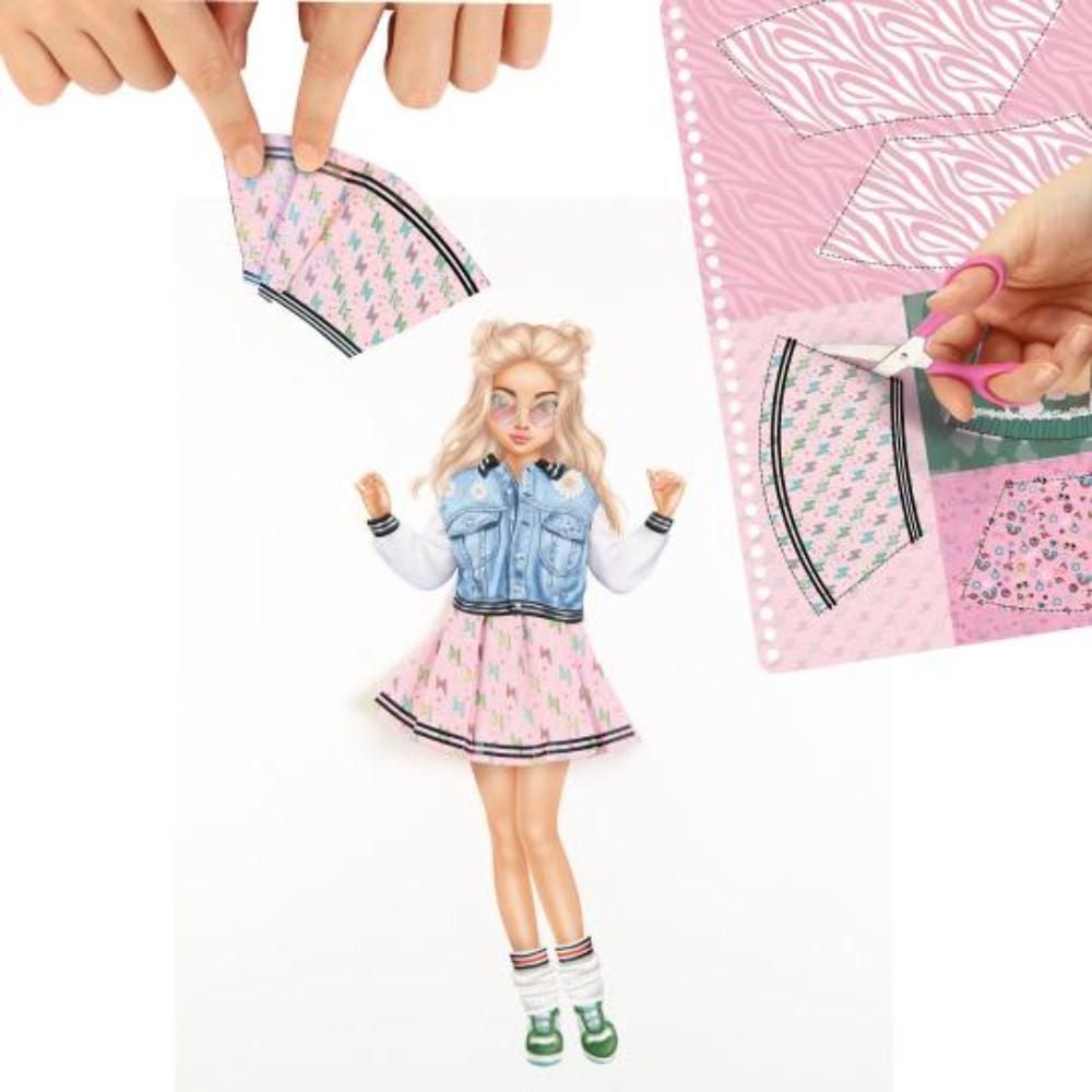 Книжка със стикери, Depesche, TopModel, Dress Me Up Collage