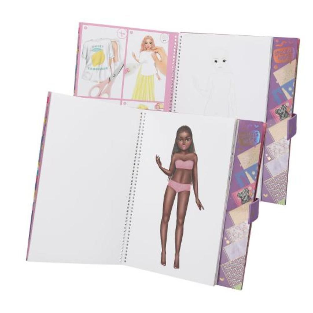 Книжка за оцветяване и творчество, Depesche, TopModel Special Design