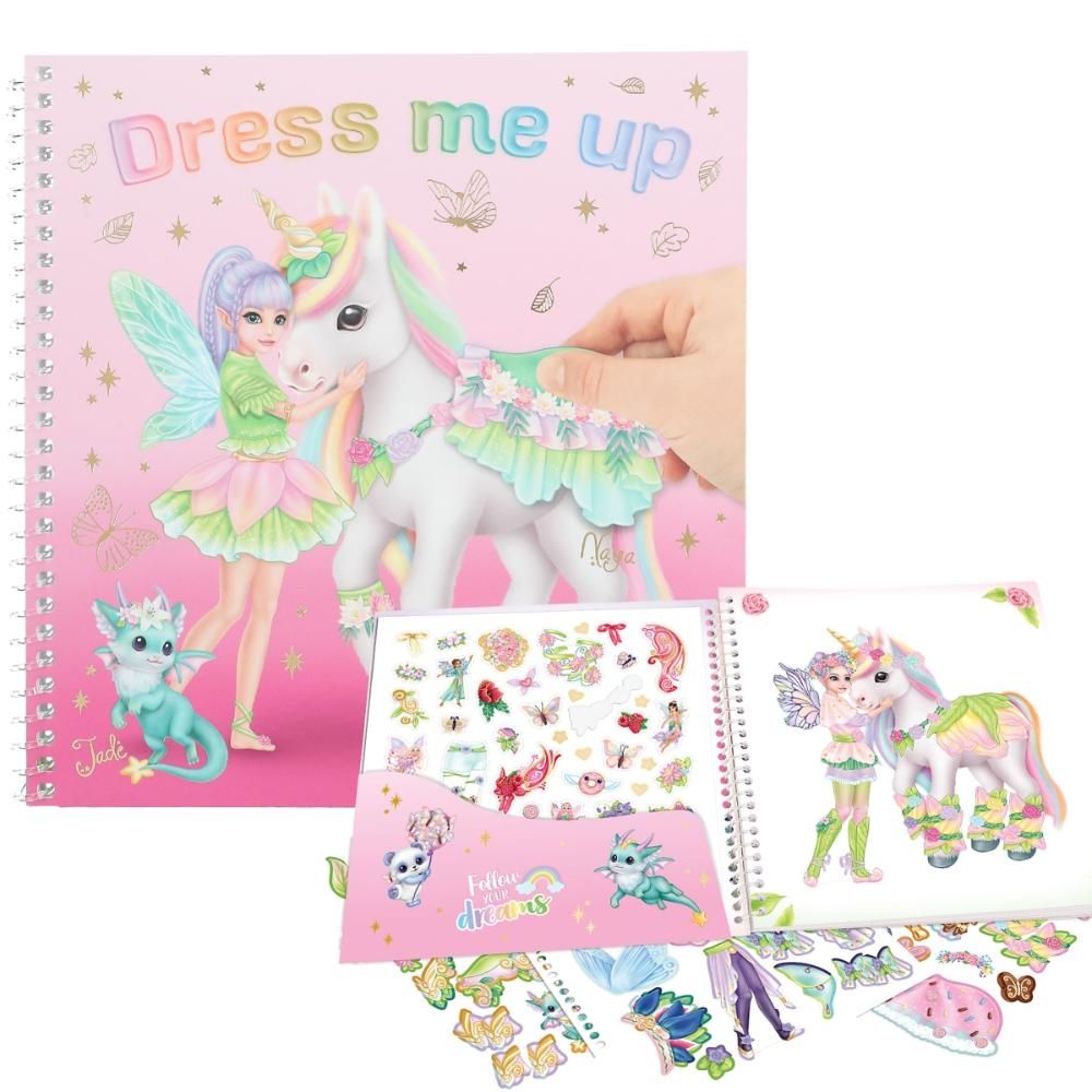 Книжка със стикери, Depesche, Dress Me Up Ylvi