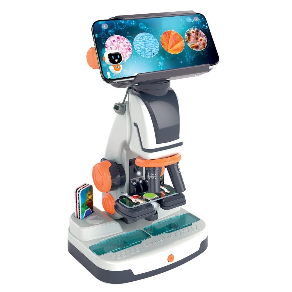 Микроскоп 2 в 1, Clementoni, Science & Play, Ai и камера Wi-Fi