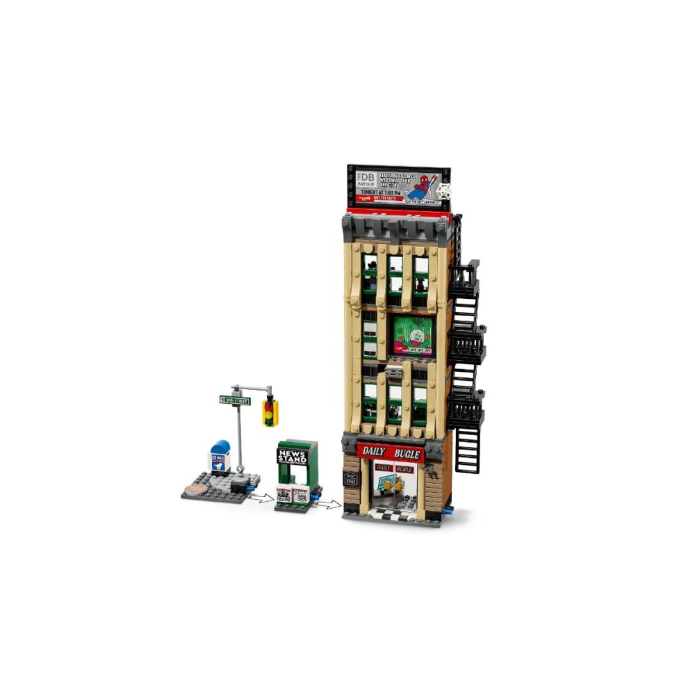LEGO® Super Heroes -Спайдърмен срещу Мистерио: Daily Bugle (76342)
