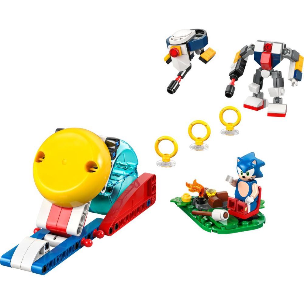 LEGO® Sonic The Hedgehog - Сблъсък край лагерния огън на Sonic (77001)