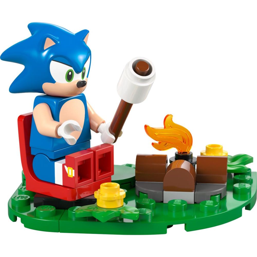LEGO® Sonic The Hedgehog - Сблъсък край лагерния огън на Sonic (77001)