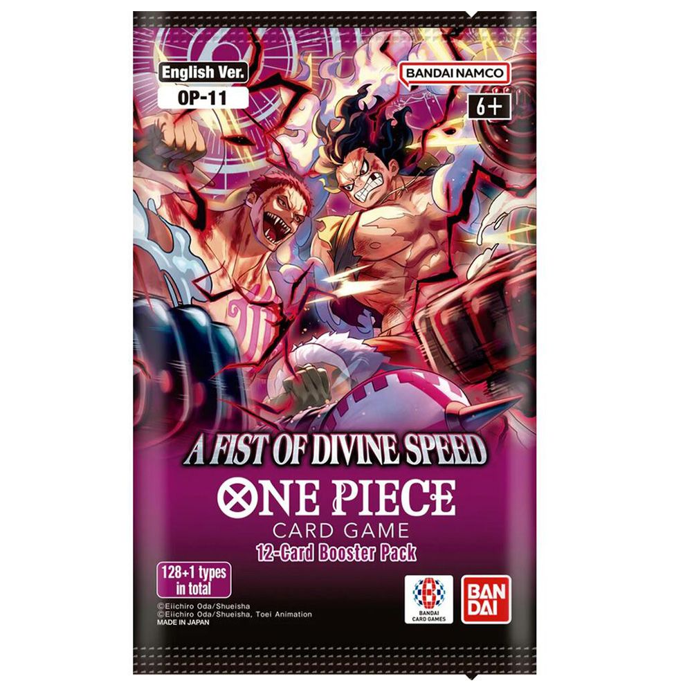 Комплект карти за игра, Bandai, One Piece, Fist of Divine Booster