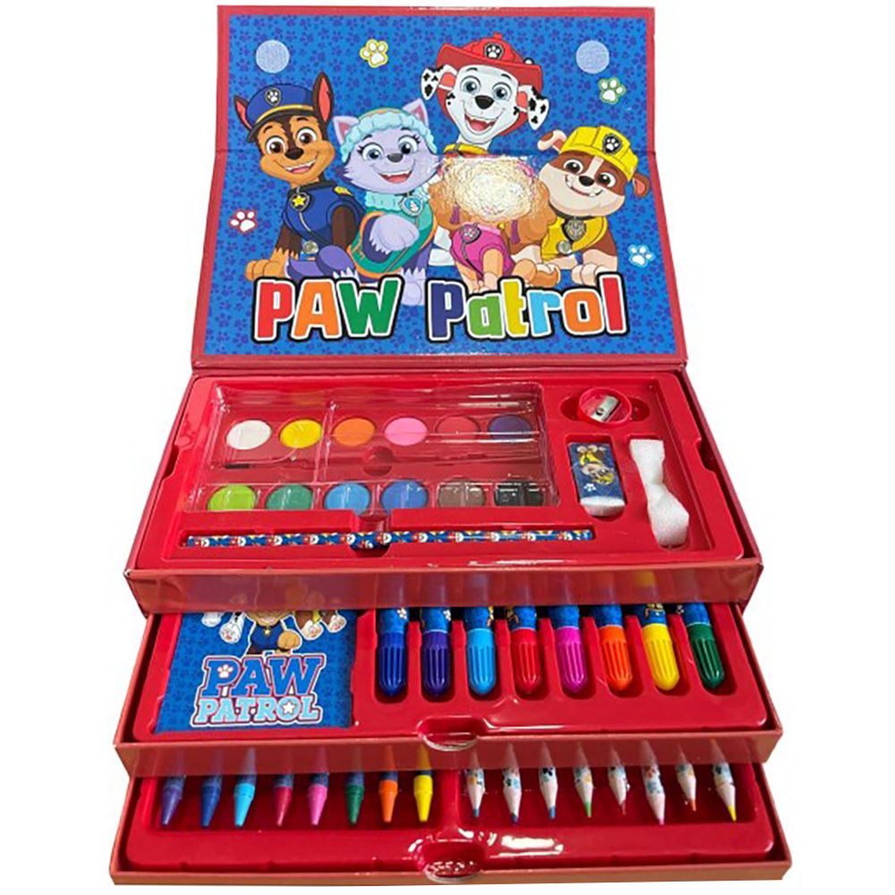 Комплект за оцветяване в кутия с чекмеджета, Paw Patrol, 31 части