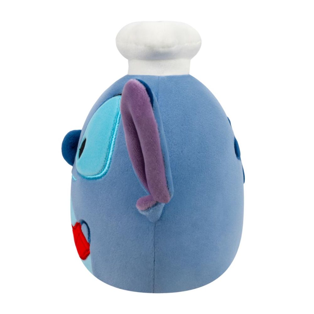 Плюшена играчка, Squishmallows, Disney Stitch готвач с торта, 17 см
