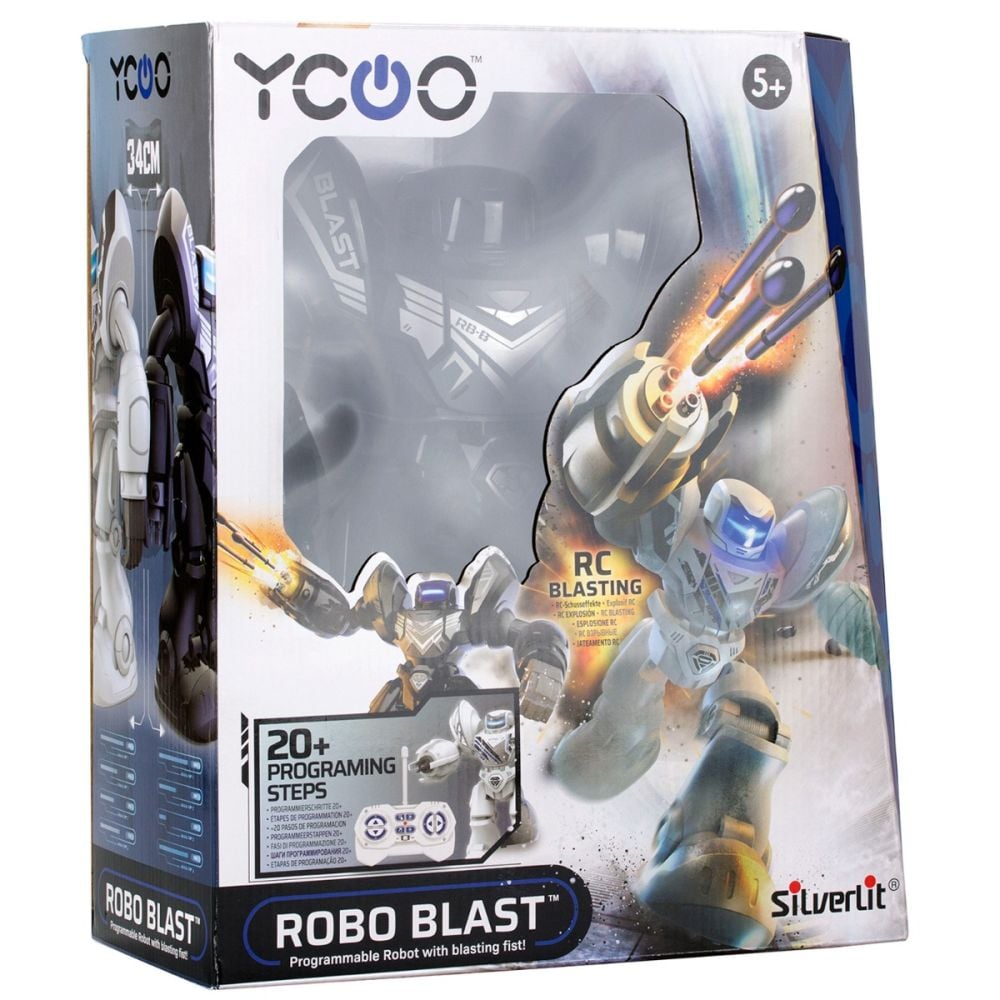 Електронен робот, Silverlit, Ycoo Robo Blast, Черен