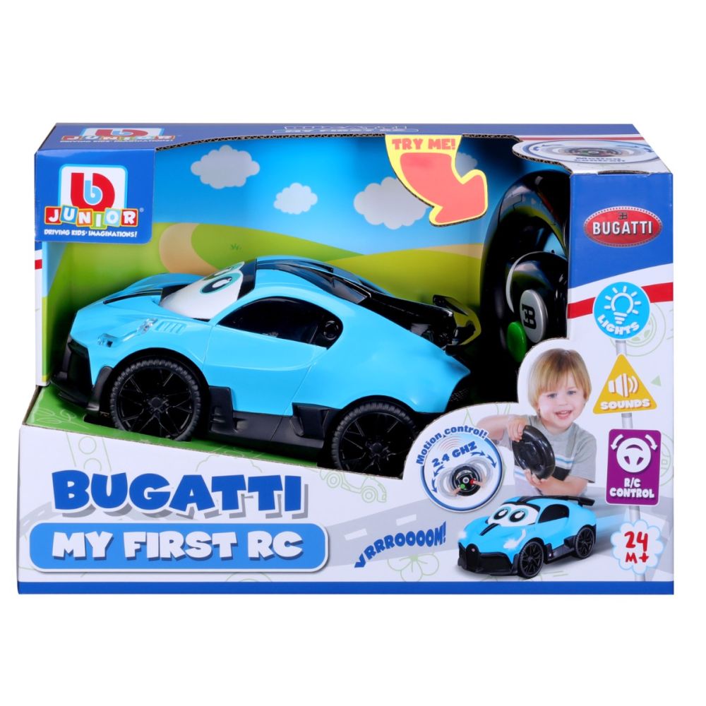 Моята първа кола с дистанционно управление, Bburago Junior, Bugatti Divo, Синя