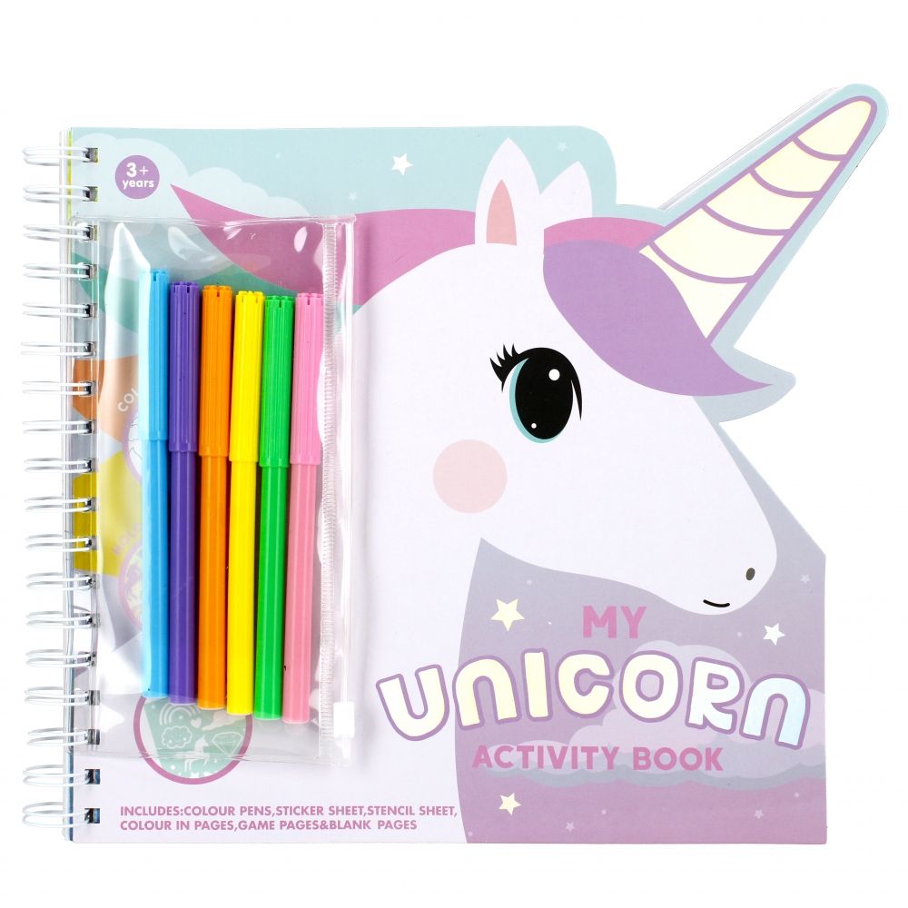 Книжка за оцветяване с аксесоари, Starpak, Unicorn