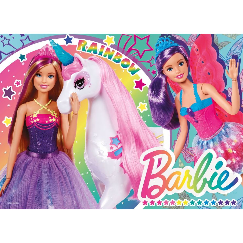 Подови пъзели Lisciani, Barbie, Макси, 4 x 48 части
