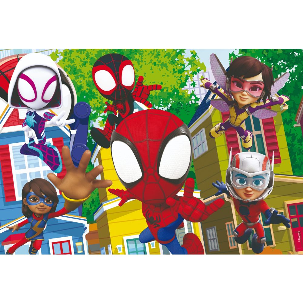 Пъзел 2 в 1 Lisciani Marvel Spidey и неговите невероятни приятели, Това е отбор, Plus, 24 части
