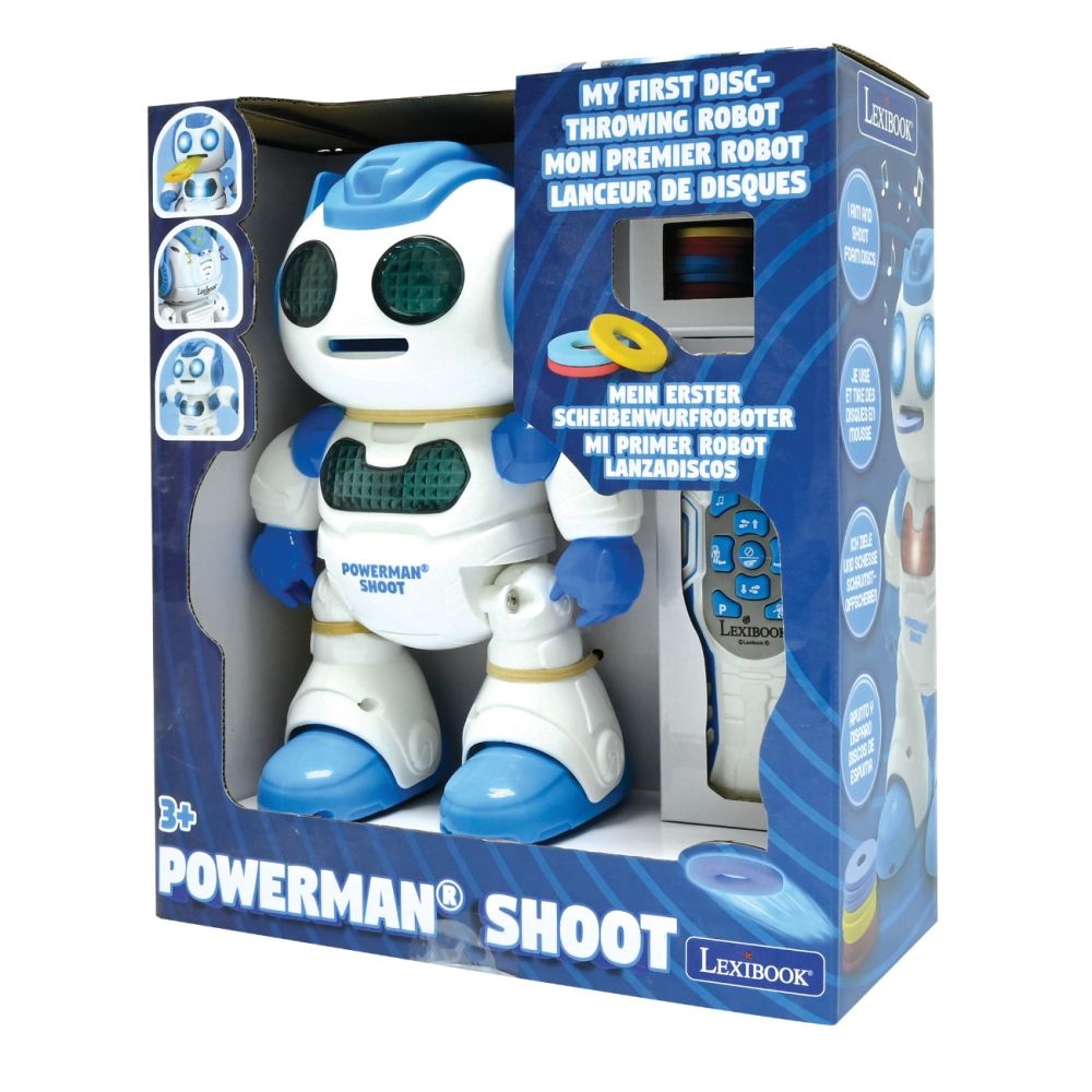 Интерактивен робот с дистанционно, Lexibook, Powerman Shoot