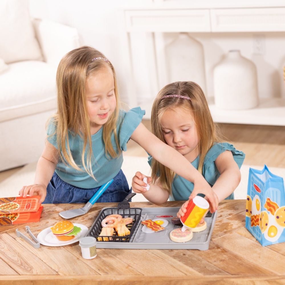 Комплект за игра, Melissa & Doug, Flip And Fry, 27 части, 6074893