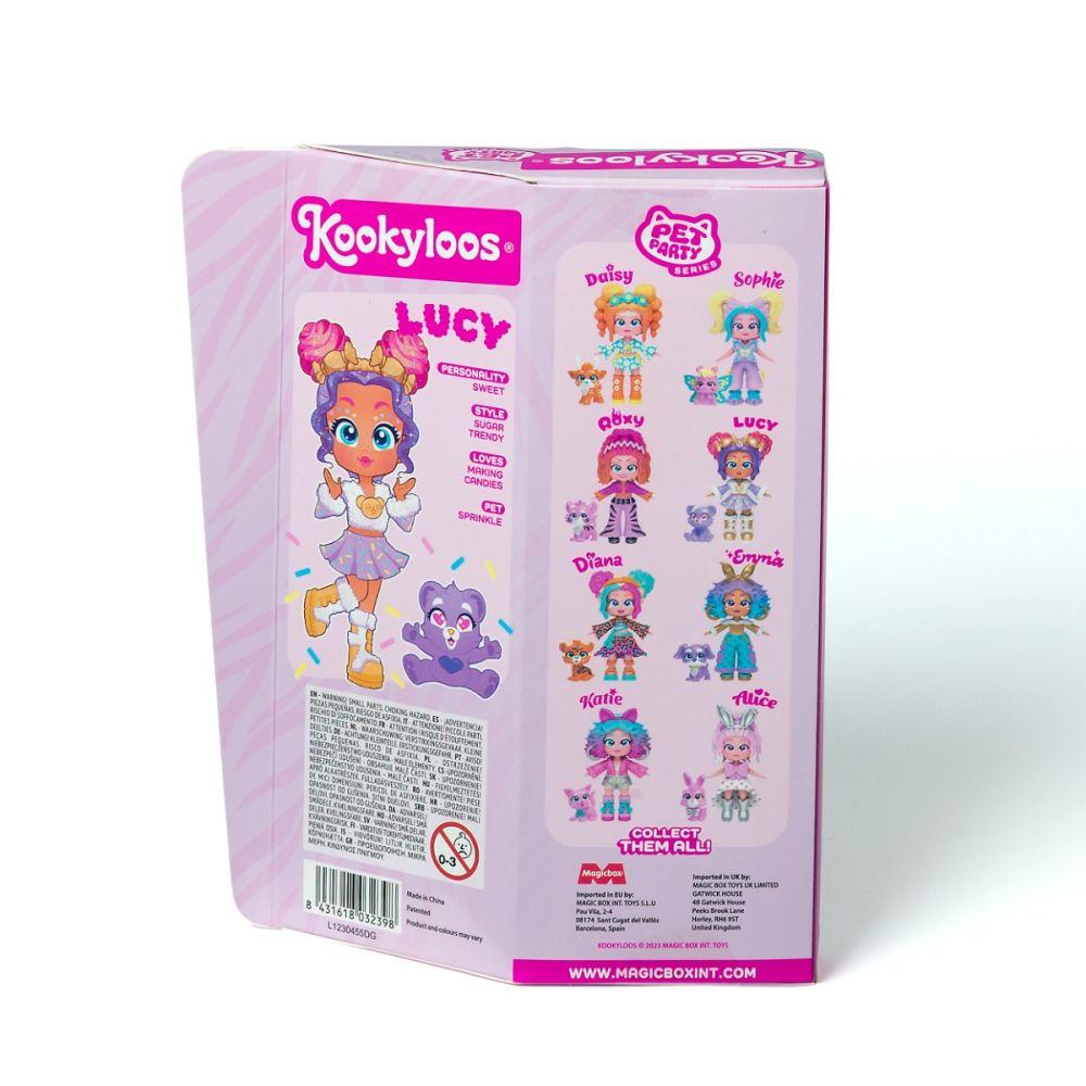 Кукла Kookyloos, Pets Party, Lucy