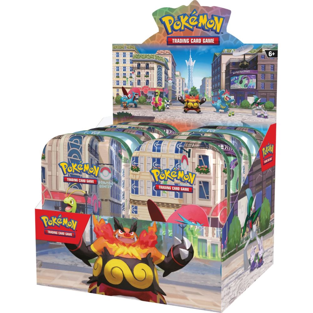 Комплект карти за игра, Pokemon TCG, Mega Evolution, Lumiose City, Mini Tin