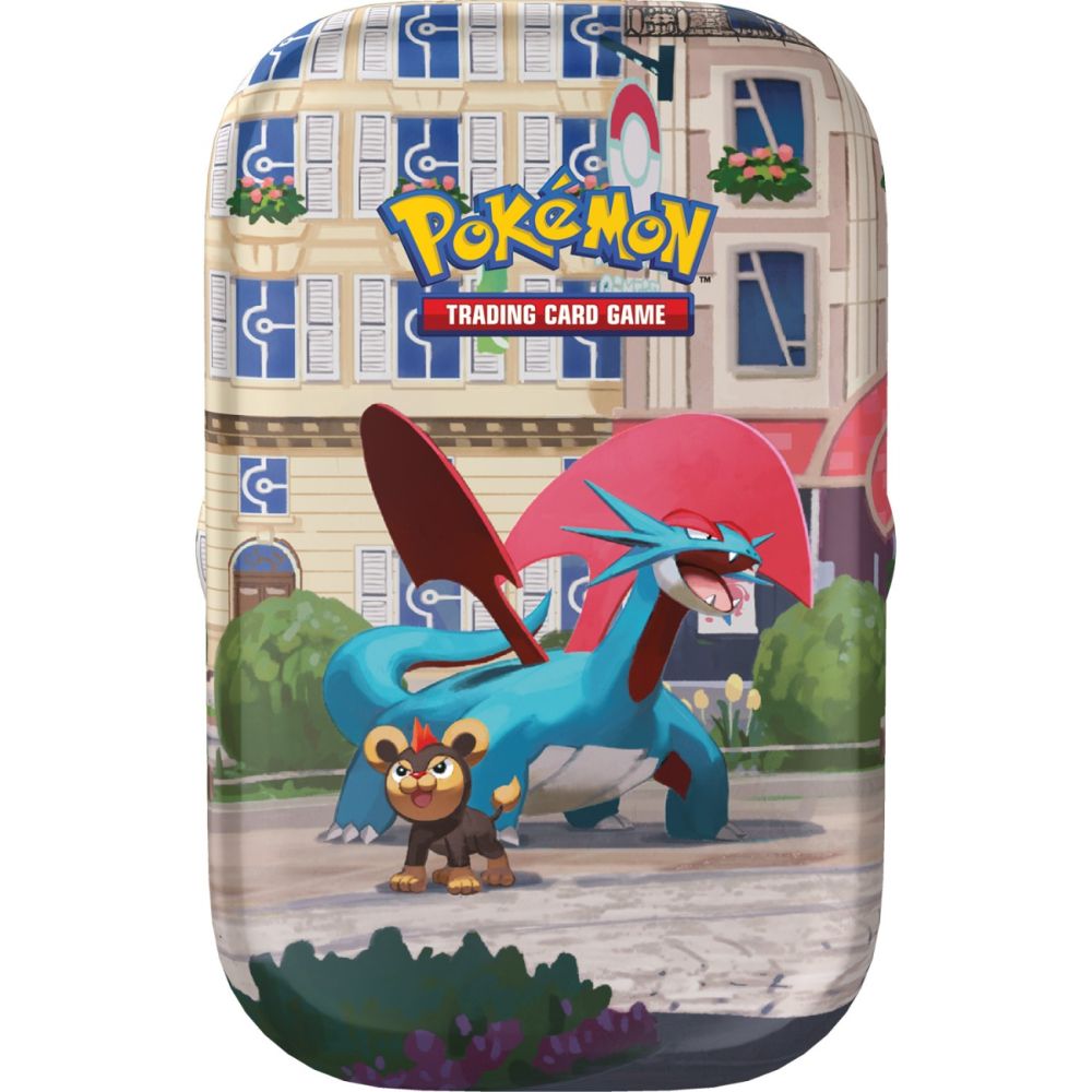 Комплект карти за игра, Pokemon TCG, Mega Evolution, Lumiose City, Mini Tin