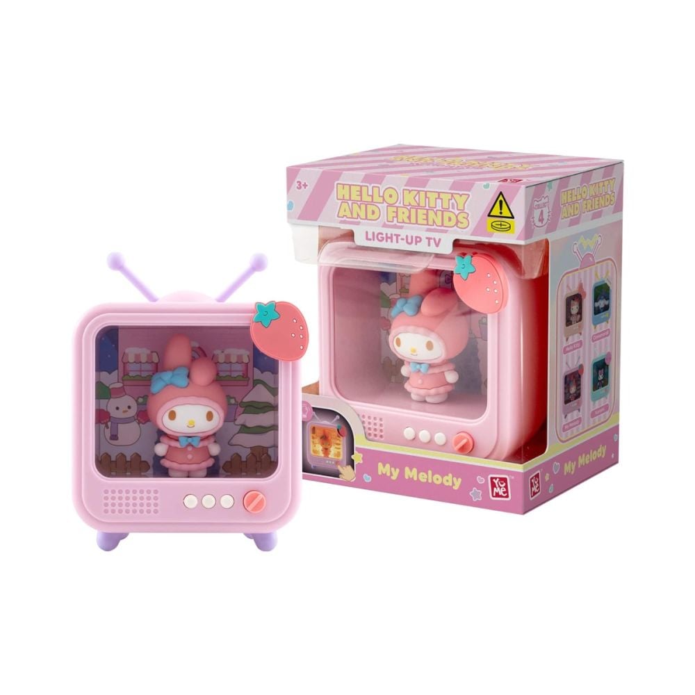 Лампа с фигурка, Yume, Hello Kitty and Friends, Light-up TV, My Melody