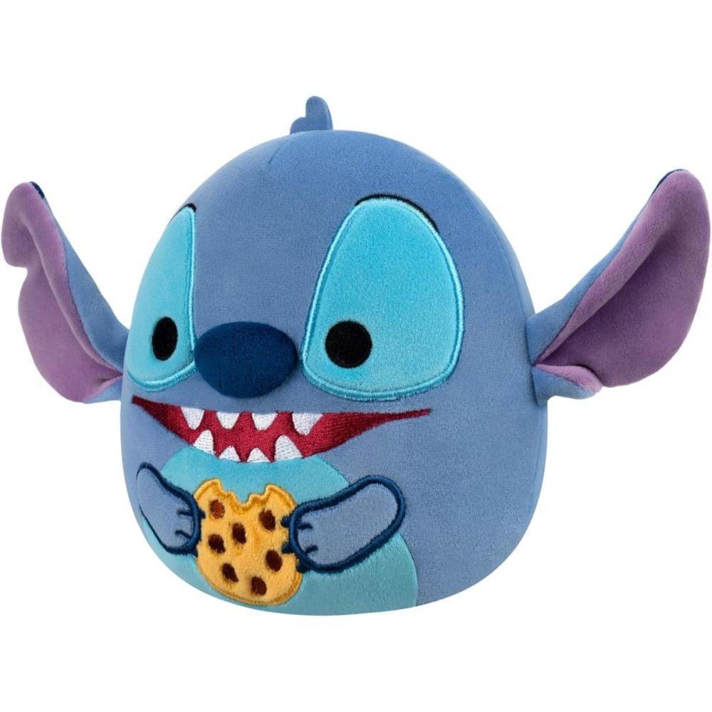 Плюшена играчка, Squishmallows, Disney Stitch с бисквитка, 25 см