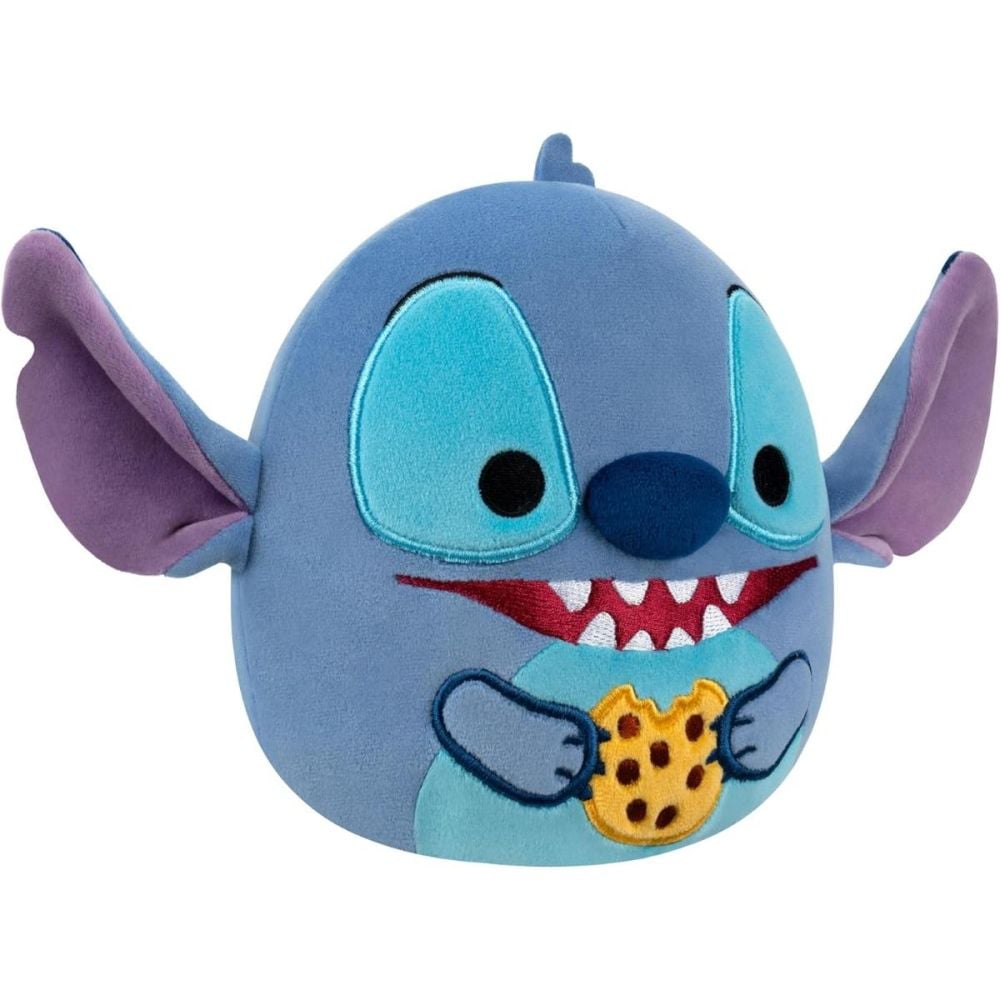 Плюшена играчка, Squishmallows, Disney Stitch с бисквитка, 25 см