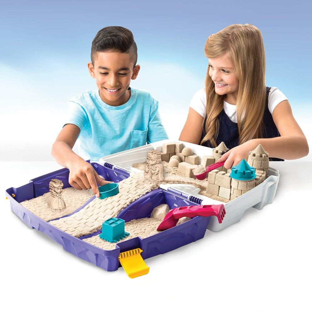 Комплект кинетичен пясък и аксесоари Kinetic Sand, 900 гр