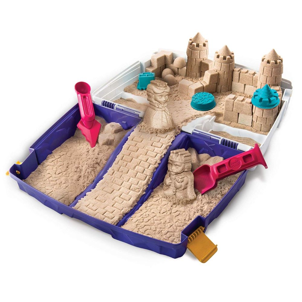 Комплект кинетичен пясък и аксесоари Kinetic Sand, 900 гр